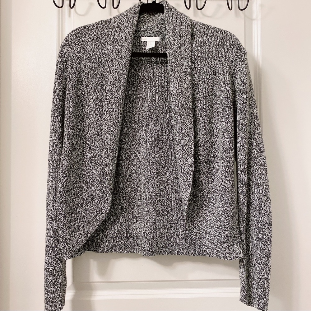 H&M Medium Gray/Black Cardigan